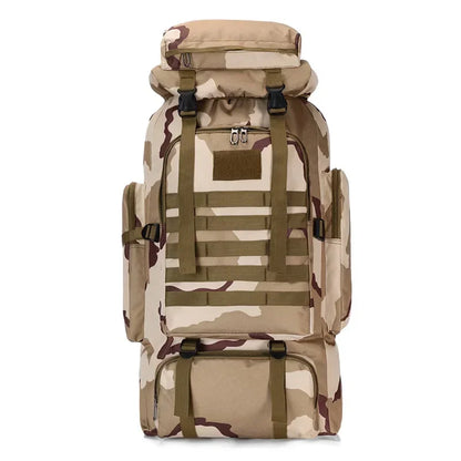 SYZM Outdoor Rucksacks Oxford Waterproof Tactical Backpacks Sports Camping Hiking Trekking Fishing Hunting Bags 80L