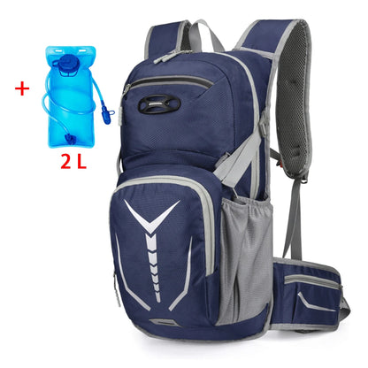 SYZM Outdoor Sport Cycling Water Bag Storage Hydration Pack Helmet Backpack Light Camping Hiking Bike Riding  Bladder Knapsack