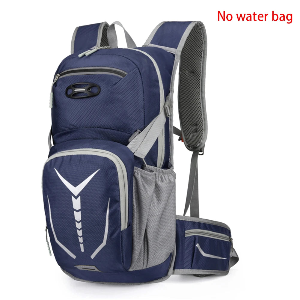 SYZM Outdoor Sport Cycling Water Bag Storage Hydration Pack Helmet Backpack Light Camping Hiking Bike Riding  Bladder Knapsack