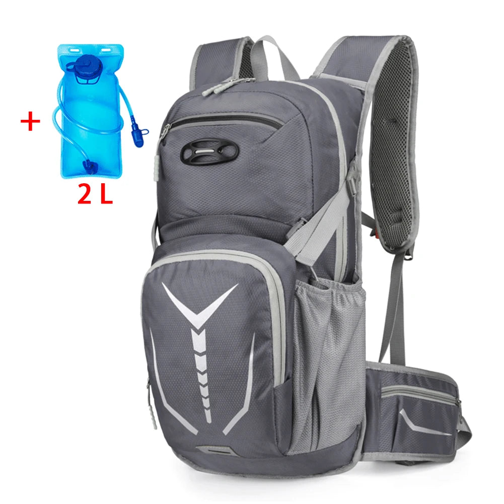 SYZM Outdoor Sport Cycling Water Bag Storage Hydration Pack Helmet Backpack Light Camping Hiking Bike Riding  Bladder Knapsack