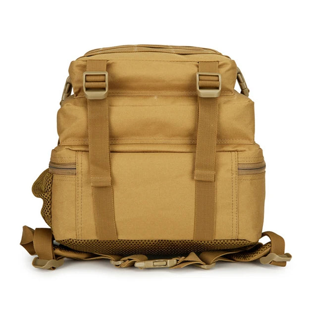 SYZM Outdoor Tactical Backpack Hiking Sports Travel Mountaineering Rucksack Camping Fishing with Bottle Holder