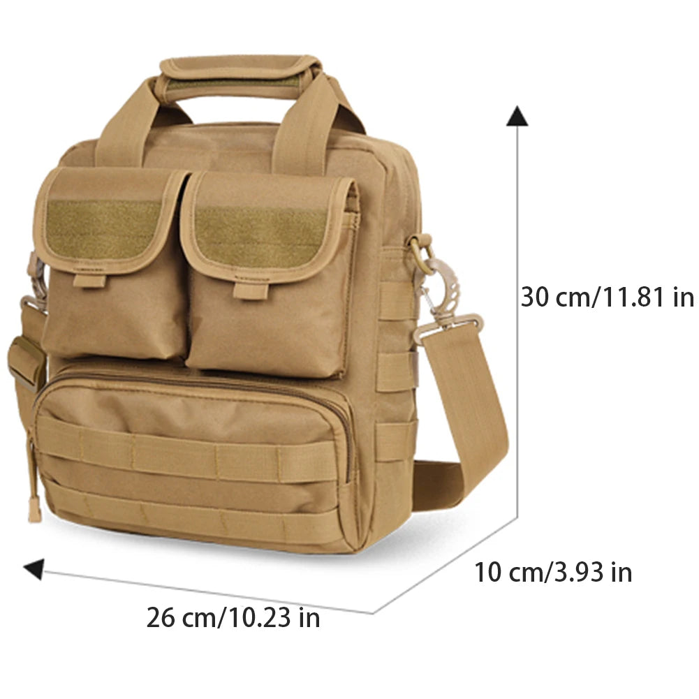 SYZM Outdoor Tactical Shoulder Bag Multifunction Cross Body Bag Hiking Camping Hunting Daypack Fishing Backpack