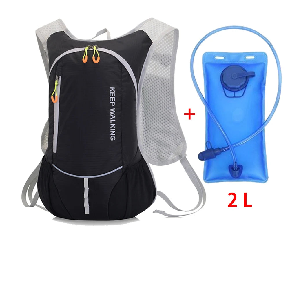 SYZM Running Vest Bag Breathable Outdoor Sport Backpack Portable Hydration Pack Bags  Trail Marathon Hiking Water Bag