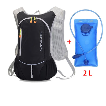 SYZM Running Vest Bag Breathable Outdoor Sport Backpack Portable Hydration Pack Bags  Trail Marathon Hiking Water Bag