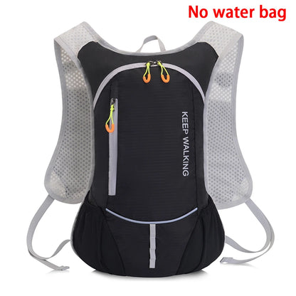 SYZM Running Vest Bag Breathable Outdoor Sport Backpack Portable Hydration Pack Bags  Trail Marathon Hiking Water Bag
