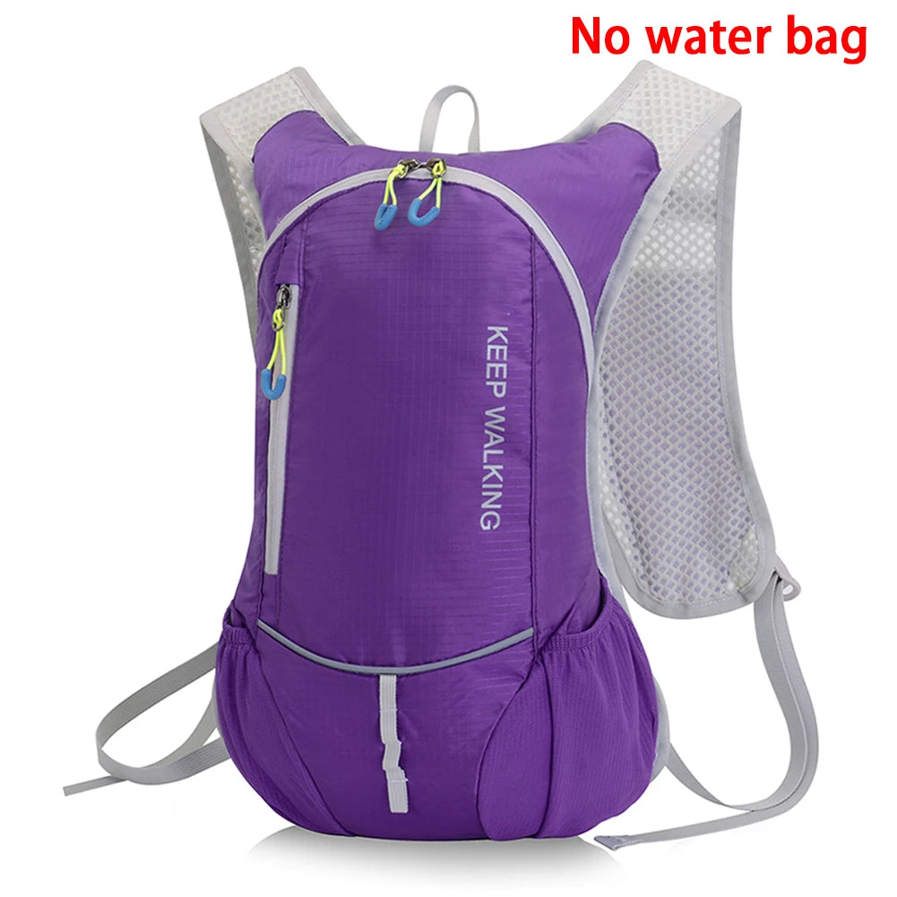 SYZM Running Vest Bag Breathable Outdoor Sport Backpack Portable Hydration Pack Bags  Trail Marathon Hiking Water Bag