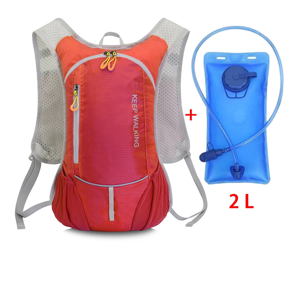 SYZM Running Vest Bag Breathable Outdoor Sport Backpack Portable Hydration Pack Bags  Trail Marathon Hiking Water Bag