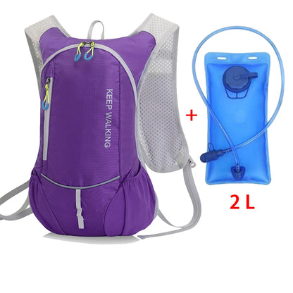 SYZM Running Vest Bag Breathable Outdoor Sport Backpack Portable Hydration Pack Bags  Trail Marathon Hiking Water Bag