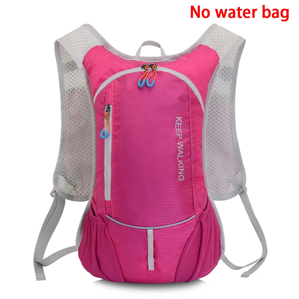 SYZM Running Vest Bag Breathable Outdoor Sport Backpack Portable Hydration Pack Bags  Trail Marathon Hiking Water Bag