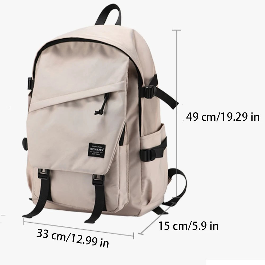 SYZM School Bags for Teenage Girls Backpack School Women Waterproof Nylon Bookbags Muti-Pocket Student Schoolbag Laptop Bags