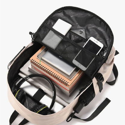 SYZM School Bags for Teenage Girls Backpack School Women Waterproof Nylon Bookbags Muti-Pocket Student Schoolbag Laptop Bags