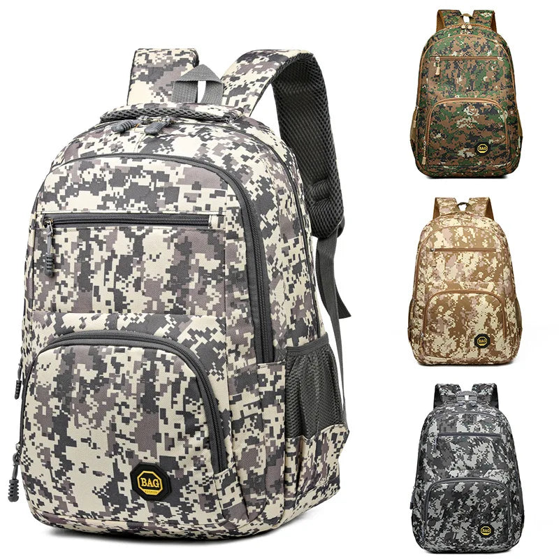 SYZM Sports Camouflage Trend Portable Travel Backpack New Large Capacity Fashion Outdoor Hiking Bag