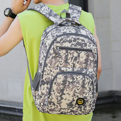 SYZM Sports Camouflage Trend Portable Travel Backpack New Large Capacity Fashion Outdoor Hiking Bag