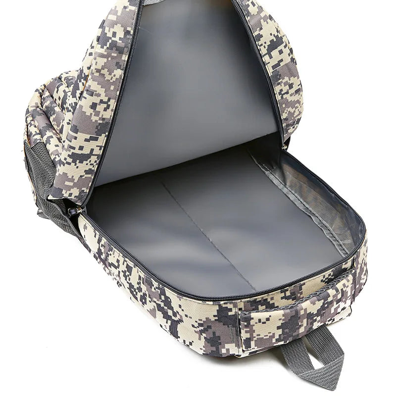 SYZM Sports Camouflage Trend Portable Travel Backpack New Large Capacity Fashion Outdoor Hiking Bag