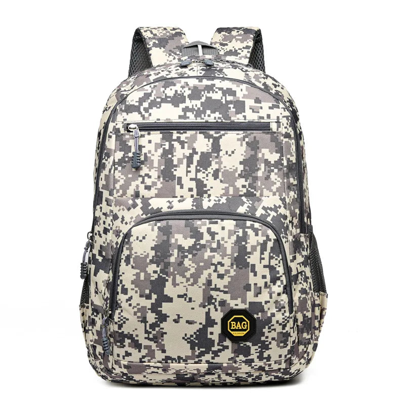 SYZM Sports Camouflage Trend Portable Travel Backpack New Large Capacity Fashion Outdoor Hiking Bag