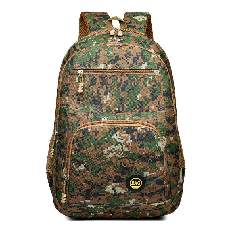 SYZM Sports Camouflage Trend Portable Travel Backpack New Large Capacity Fashion Outdoor Hiking Bag