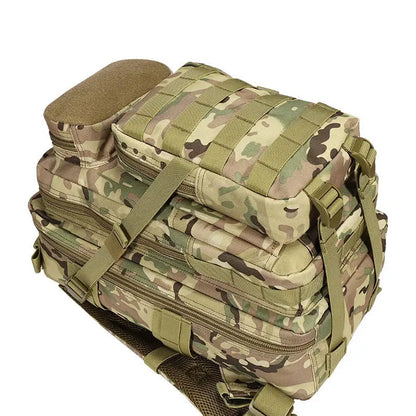 SYZM Tactical Backpack Outdoor Camouflage Hiking Bag 600D Oxford Cloth Waterproof Large Capacity Travel Sports Backpacks