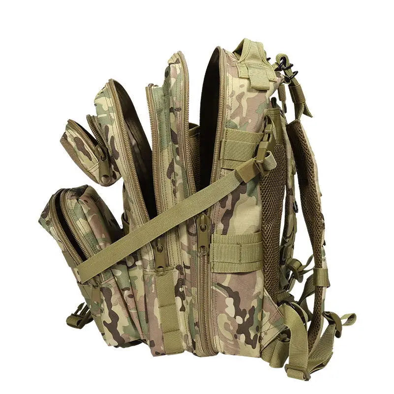 SYZM Tactical Backpack Outdoor Camouflage Hiking Bag 600D Oxford Cloth Waterproof Large Capacity Travel Sports Backpacks