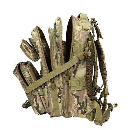 SYZM Tactical Backpack Outdoor Camouflage Hiking Bag 600D Oxford Cloth Waterproof Large Capacity Travel Sports Backpacks
