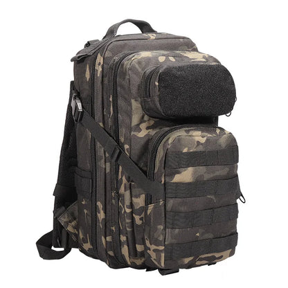 SYZM Tactical Backpack Outdoor Camouflage Hiking Bag 600D Oxford Cloth Waterproof Large Capacity Travel Sports Backpacks