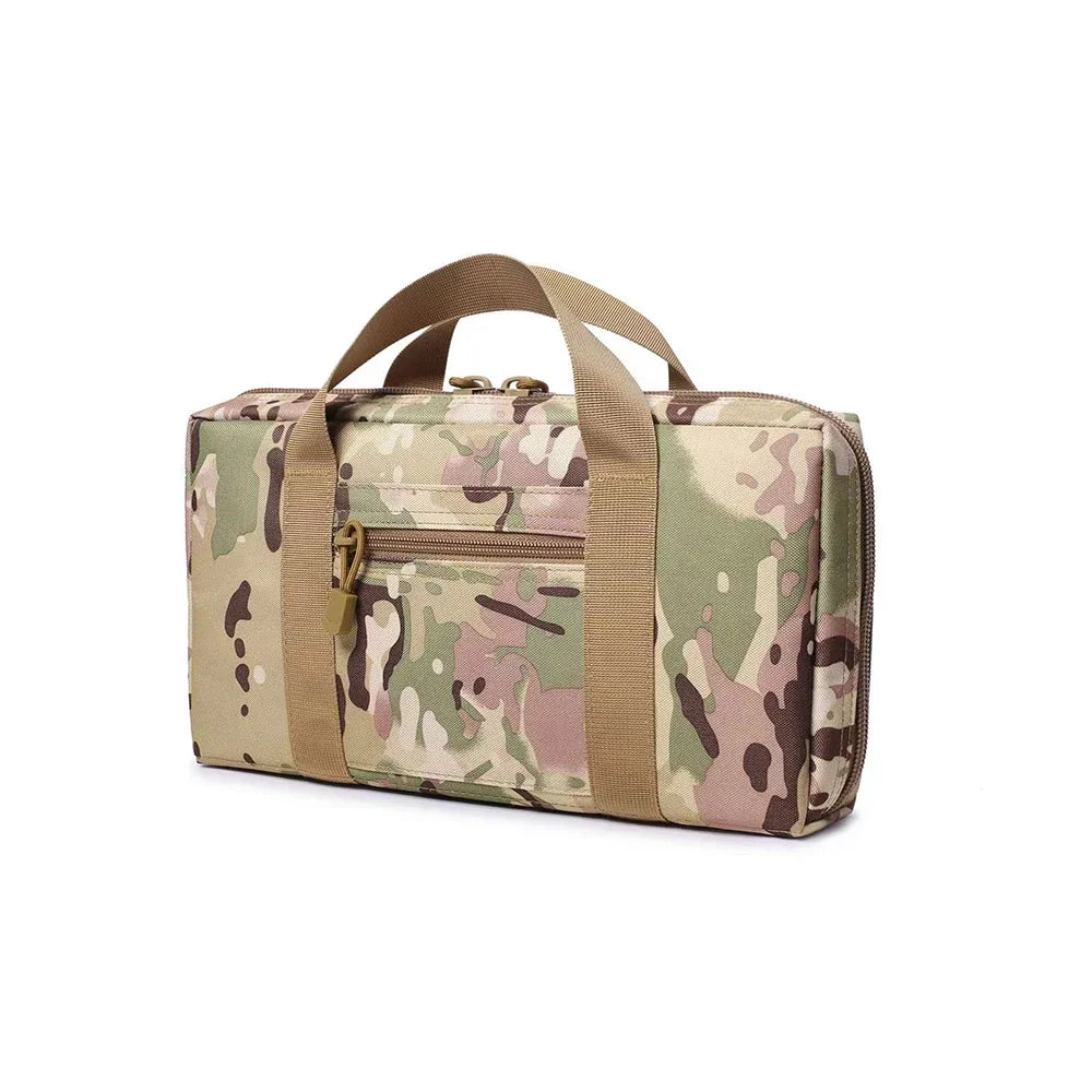 SYZM Tactical Gun Bag Hidden  Pistol Storage Bag Men's Portable Outdoor Handbag Ammo Clips Bag Enthusiast Bag