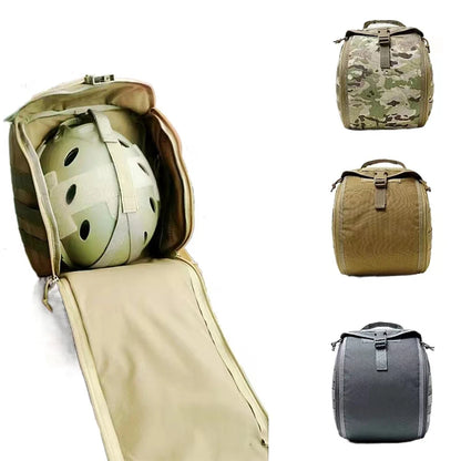 SYZM Tactical Helmet Bag Molle Helmet Pack Multi-Purpose Carrying Pouch for Sports Hunting Shooting Combat Helmets