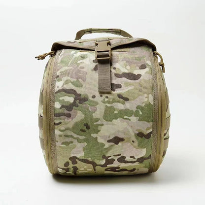 SYZM Tactical Helmet Bag Molle Helmet Pack Multi-Purpose Carrying Pouch for Sports Hunting Shooting Combat Helmets