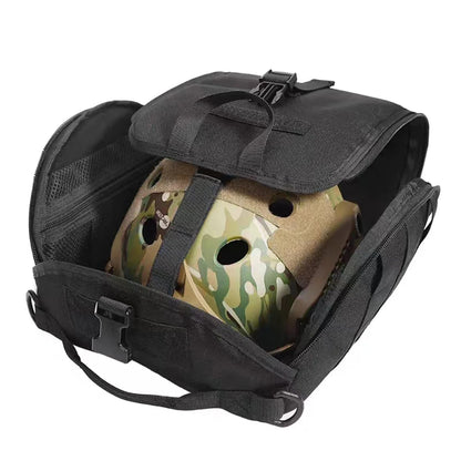 SYZM Tactical Helmet Bag Molle Helmet Pack Multi-Purpose Carrying Pouch for Sports Hunting Shooting Combat Helmets