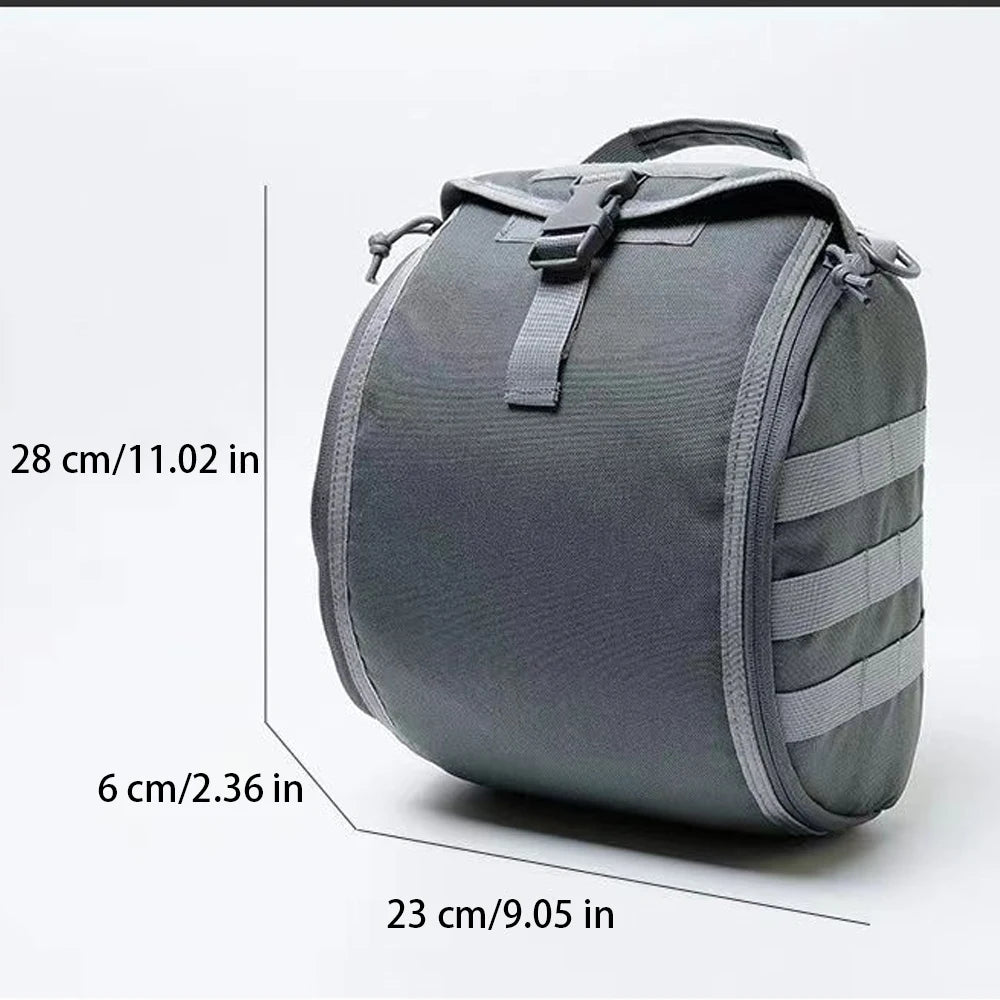 SYZM Tactical Helmet Bag Molle Helmet Pack Multi-Purpose Carrying Pouch for Sports Hunting Shooting Combat Helmets
