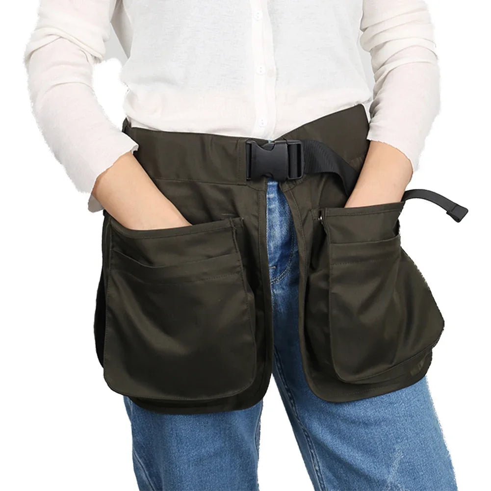 SYZM Two-sided Waist Bag for Unisex Belt Bag Multi Functional Waist Seal Pocket Waterproof Nylon Retro Drop Bum Bags