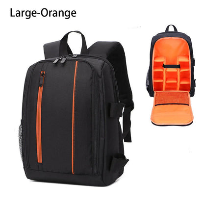 SYZM Waterproof Camera Backpack Shock Absorption DLSR Shoulders Bags Nylon Camera Lens Bag Outdoor Travel Backpack Laptop Bag