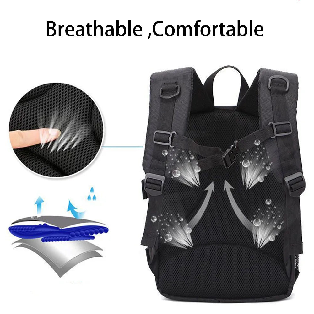 SYZM Waterproof Camera Backpack Shock Absorption DLSR Shoulders Bags Nylon Camera Lens Bag Outdoor Travel Backpack Laptop Bag