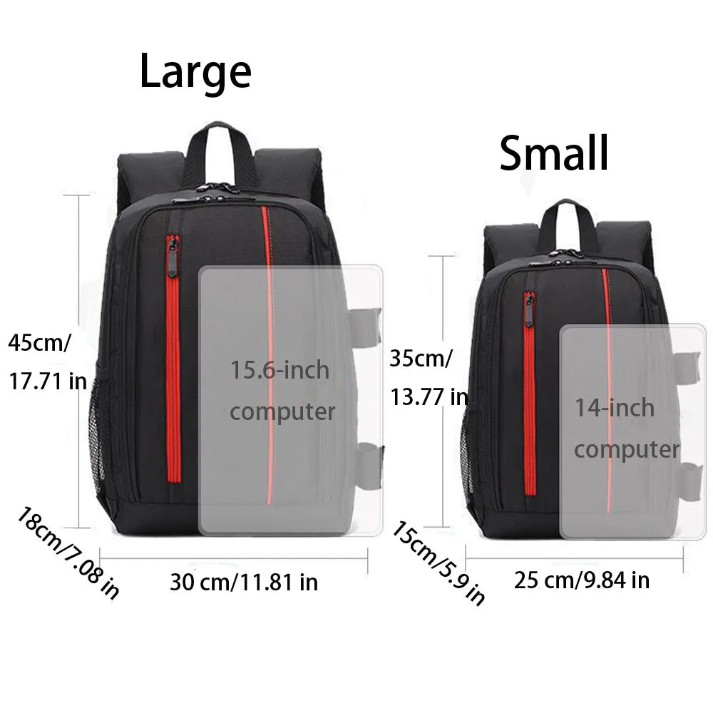 SYZM Waterproof Camera Backpack Shock Absorption DLSR Shoulders Bags Nylon Camera Lens Bag Outdoor Travel Backpack Laptop Bag