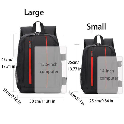 SYZM Waterproof Camera Backpack Shock Absorption DLSR Shoulders Bags Nylon Camera Lens Bag Outdoor Travel Backpack Laptop Bag