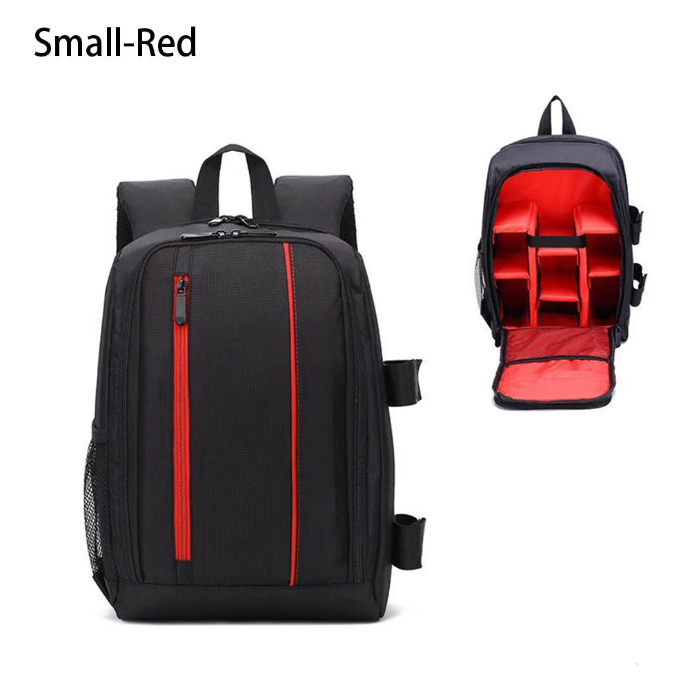 SYZM Waterproof Camera Backpack Shock Absorption DLSR Shoulders Bags Nylon Camera Lens Bag Outdoor Travel Backpack Laptop Bag