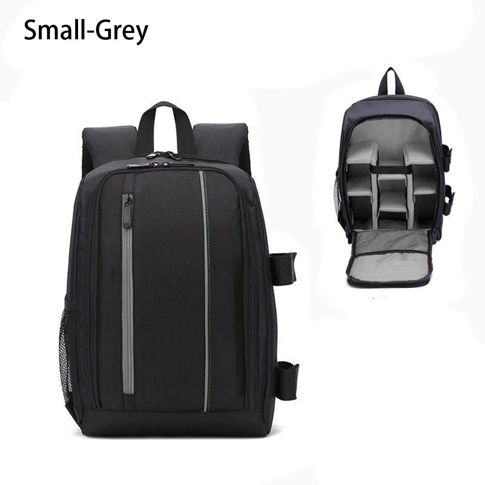 SYZM Waterproof Camera Backpack Shock Absorption DLSR Shoulders Bags Nylon Camera Lens Bag Outdoor Travel Backpack Laptop Bag