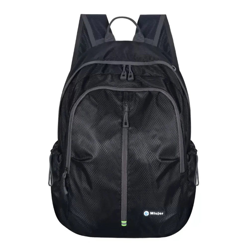 SYZM Waterproof Sports Backpack Foldable Lightweight Outdoor Backpack Portable Large Capacity Travel Bag Mountaineering Knapsack