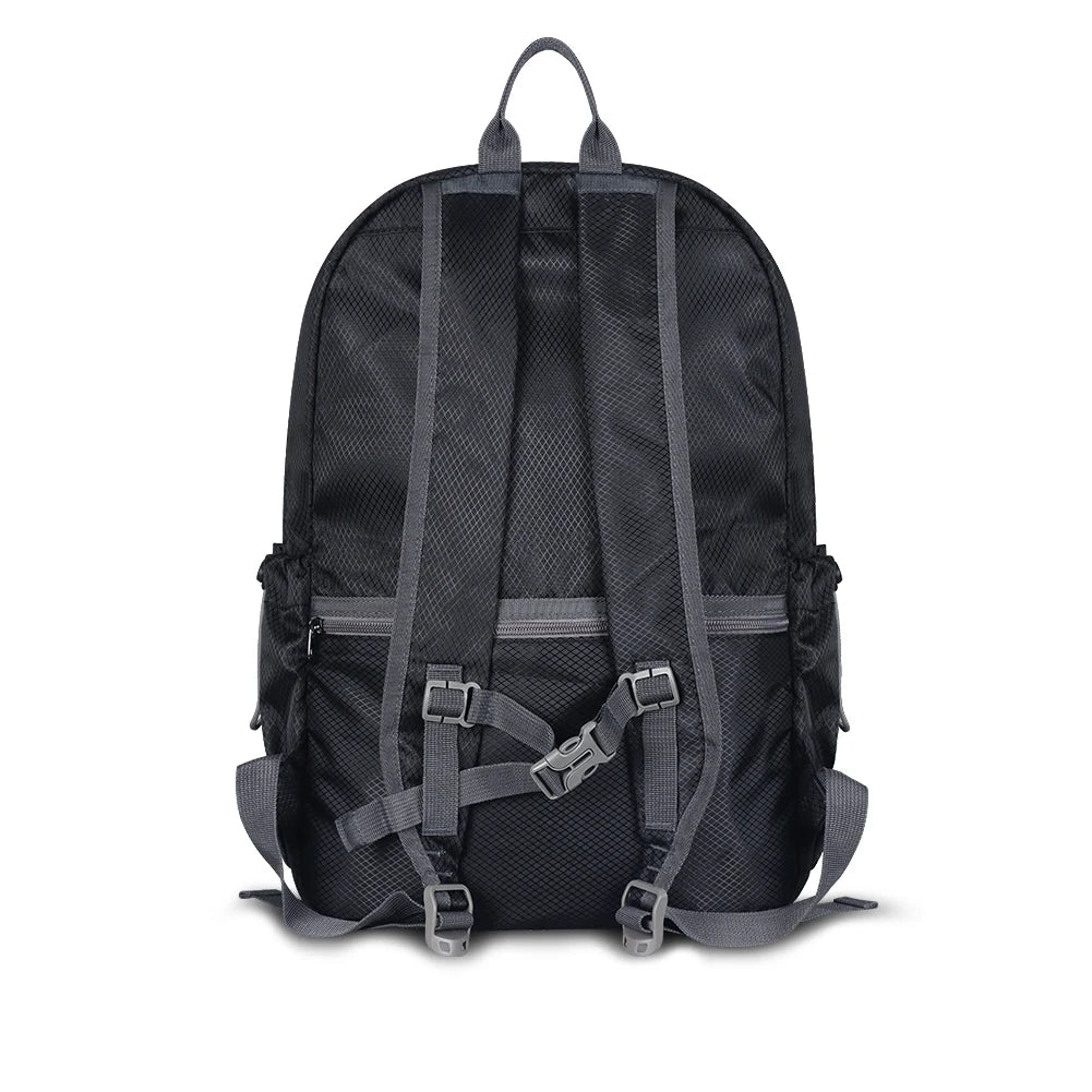 SYZM Waterproof Sports Backpack Foldable Lightweight Outdoor Backpack Portable Large Capacity Travel Bag Mountaineering Knapsack