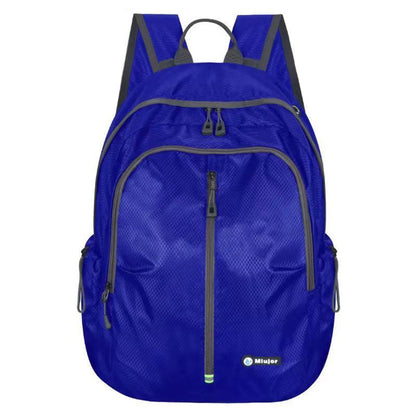 SYZM Waterproof Sports Backpack Foldable Lightweight Outdoor Backpack Portable Large Capacity Travel Bag Mountaineering Knapsack
