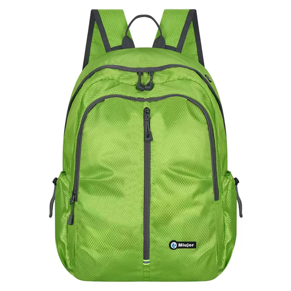 SYZM Waterproof Sports Backpack Foldable Lightweight Outdoor Backpack Portable Large Capacity Travel Bag Mountaineering Knapsack
