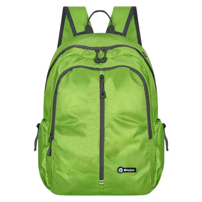 SYZM Waterproof Sports Backpack Foldable Lightweight Outdoor Backpack Portable Large Capacity Travel Bag Mountaineering Knapsack