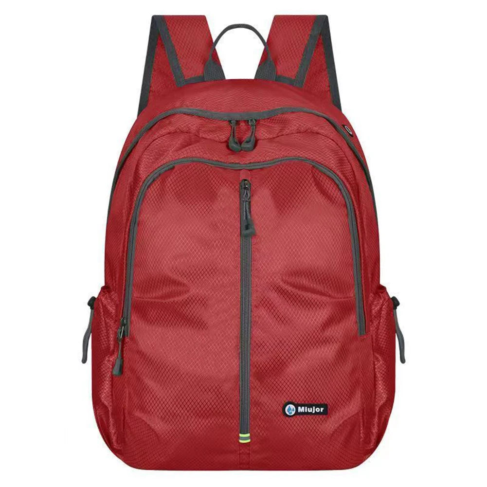 SYZM Waterproof Sports Backpack Foldable Lightweight Outdoor Backpack Portable Large Capacity Travel Bag Mountaineering Knapsack