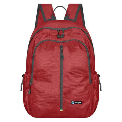 SYZM Waterproof Sports Backpack Foldable Lightweight Outdoor Backpack Portable Large Capacity Travel Bag Mountaineering Knapsack