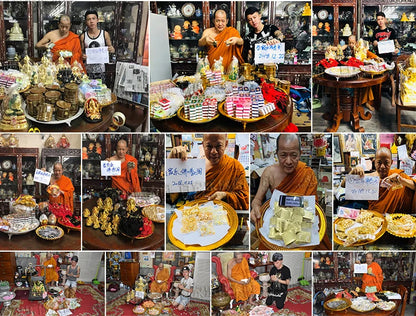 Asia Thailand Royal temple Buddha card GANESH Elephant God of wealth Pendant Amulet bring fortune GOOD LUCK Effective protection