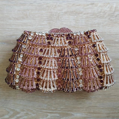 XIYUAN Female Rhinestone Handbags Designer Women Mini Elegant Evening Bags For Girl Birthday Party Gift With High Quality Purses