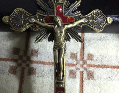 wholesale Catholic Christian supplies home Church Religious  Jesus Christ Crucifixion on the CROSS Holy art statue