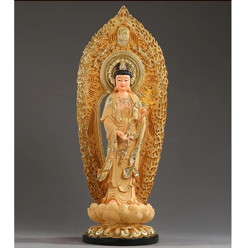 54CM large Southeast Asia Efficacious protection worship Buddha Mahasthamaprapta PUSA HOME Store FENG SHUI gilding statue