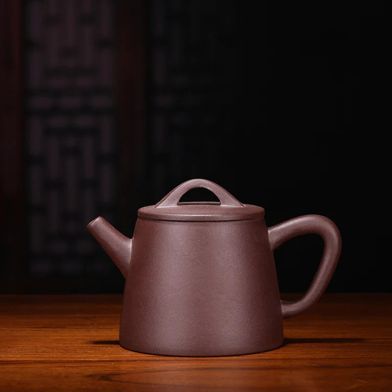 Yixing Authentic Famous Handmade Purple Sand Pot, Raw Ore Purple Mud High Stone Scoop, Zisha Teapot, Handmade Pot