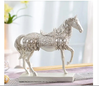 Special Offer HOME Shop lobby decoration Business Money Drawing Good luck Propitious Success HORSE FENG SHUI art Statue