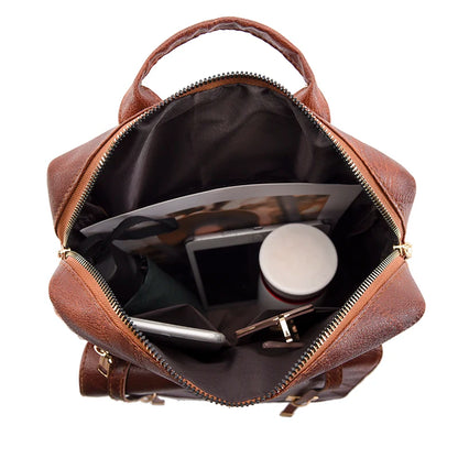 Sac A Dos Bagpack Durable PU Anti Splash Knapsack Luxury Women Designer Brand Backpack Large Capacity Student Schoolbag Mochilas